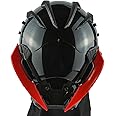 Punk Gothic Mask Helmet for Adult, Mechanical Sci-fi Gear Cosplay Costume Accessory Samurai Futuristic Helmet