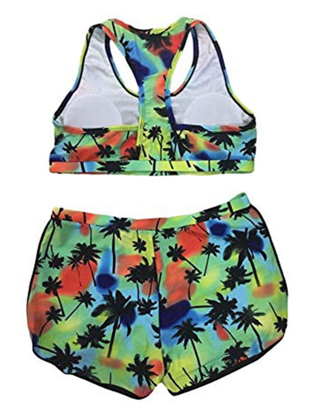 Pinsparkle Women Summer Bathing Suits Floral Printing Bikini Two Piece Swimsuits Sets