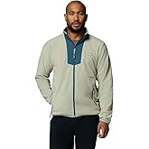 Columbia Men's Sequoia Grove Full Zip Fleece Jacket, Safari/Everblue, XX-Large