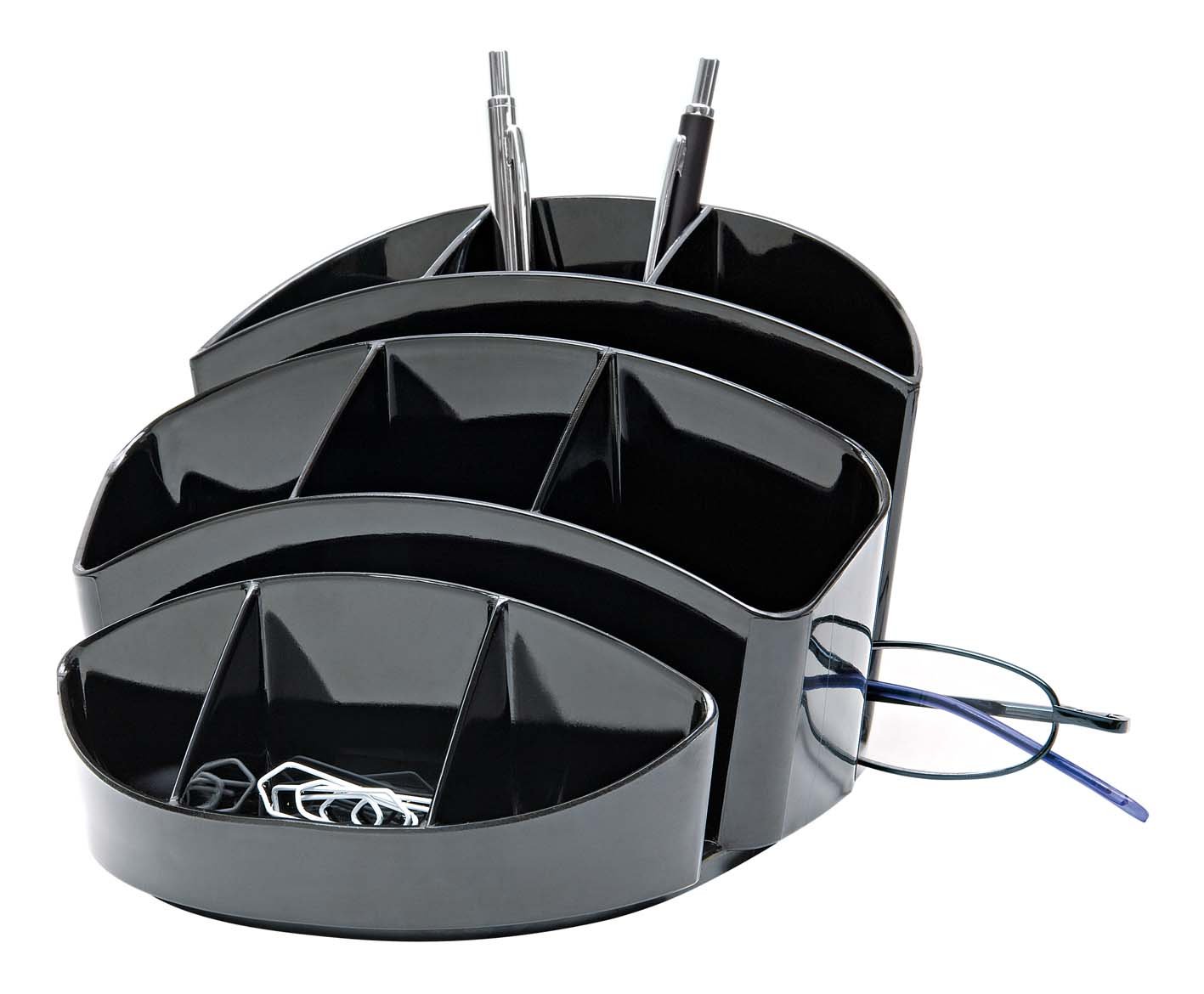 Wedo Rotondo Desk Organiser - Black