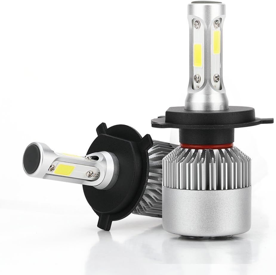 LED Headlight Bulbs,Greshare Headlamps All-in-One Conversion Kit - 100W,8000LM,6000K Cool White. (H4/HB2/9003)
