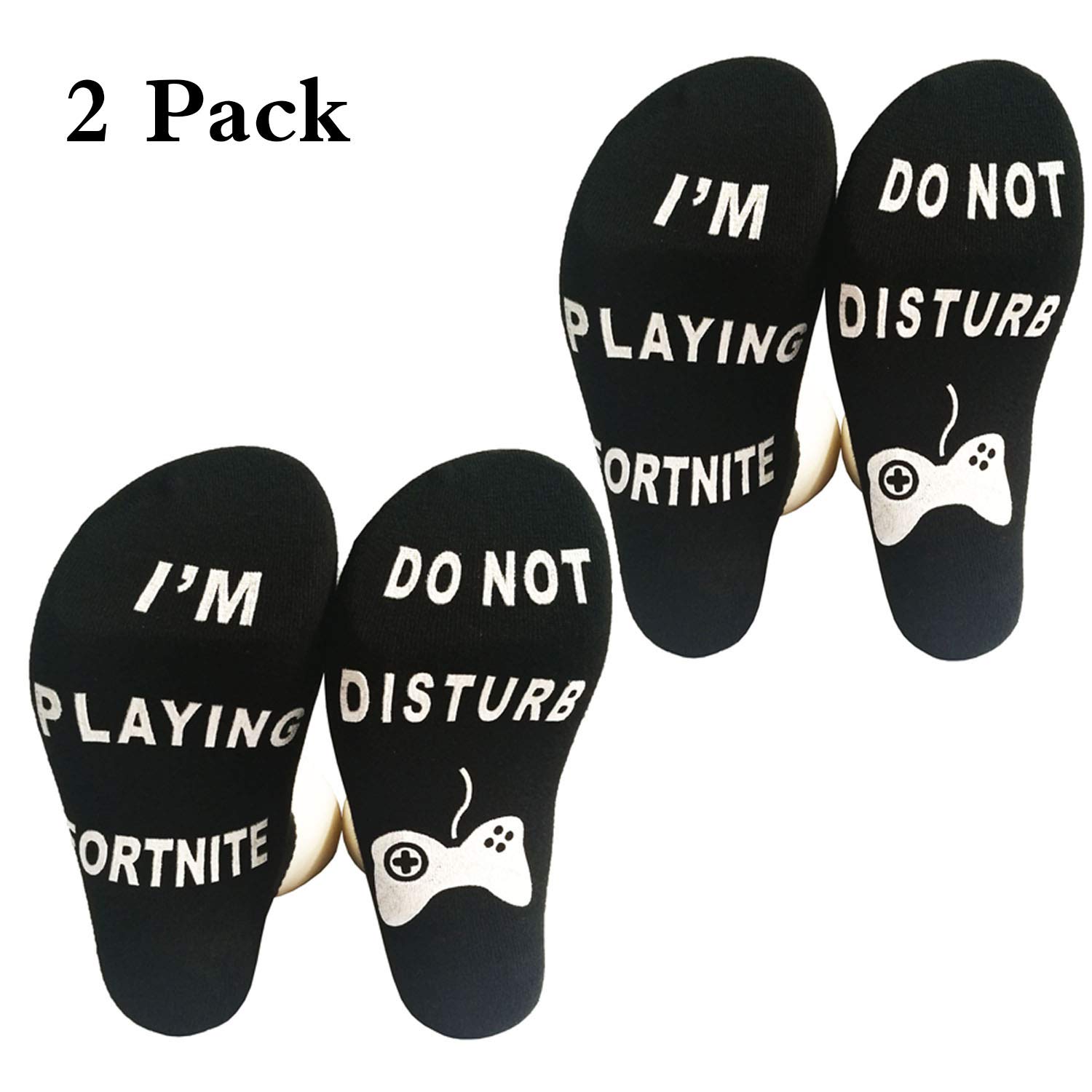 Do Not Disturb I M Playing Fortnite Funny Ankle Socks Great Gamer Gift For Fortnite Lovers 2pack - 