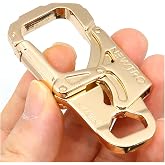 NEWTRO Carabiner Keychain Clip - Double Action Locking Key Organizer for Car Key FOB, Durable EDC Keyring for Men, Women, Outdoor