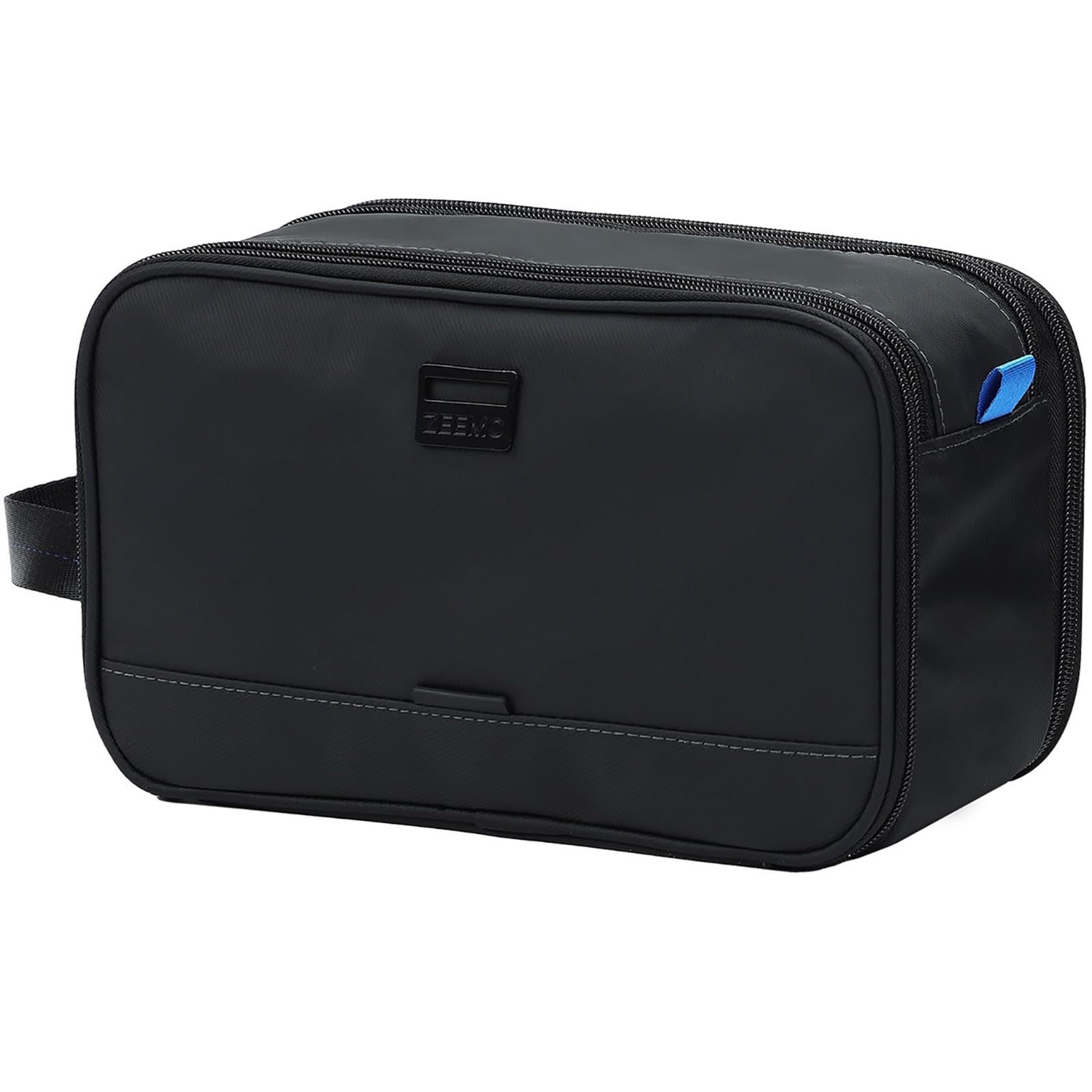 ZEEMO Toiletry Bag for Men, Water-Resistant and Leak-Proof Dopp Kit with Large Capacity for Toiletries, Multi-Pocket 6L (Black), Plus Toiletry Bag, Toiletry Bag for Men