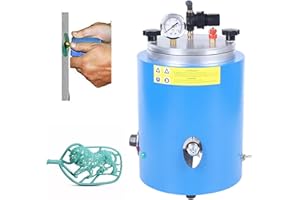SEANESZTI 2.2L Wax Injector, 500W Wax Injector Machine, Adjustable Temperature 30℃-110℃ Wax Casting Machine, Round Barrel Mold Casting Wax Injection Wax Machine for Jewelry Wax Injection