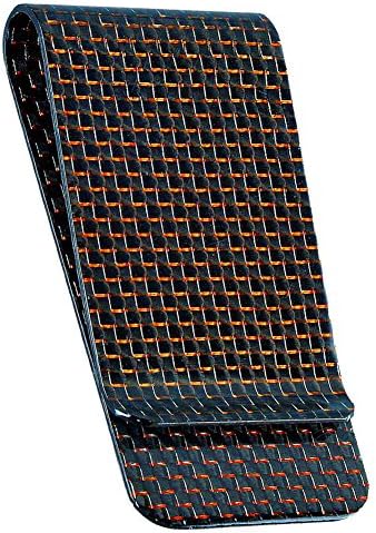 CL CARBONLIFECarbon Fiber Wallet Money Clip for Cash and Credit Card, Minimalist Holder Clips for Men (Large, 2.8"x1.5")