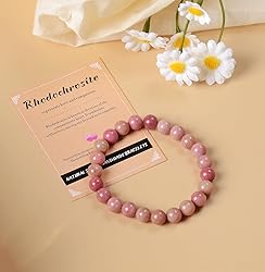 AD Beads Handmade Gemstone Stretch Elastic Bracelet