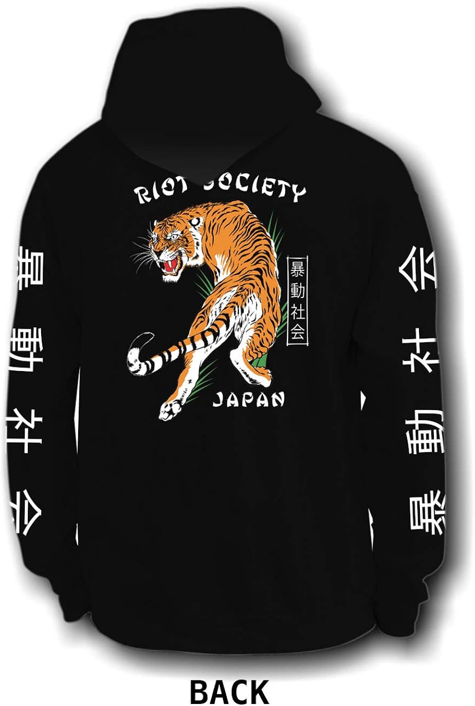 riot society tiger hoodie