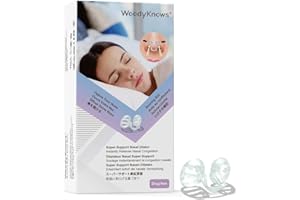 WoodyKnows Super-Support Nasal Dilator, Improves Sleep and Sports Airflow, Nasal Congestion and Nose-Related snoring aid (Trial XS/S/M/L)