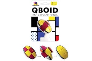 GAMEWRIGHT Brainwright - QBOID - The 1-2-3 Pocket Brain Teaser Fidget Puzzle