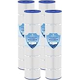 Leadpool Jandy CV580 Pool Filter Cartridge Replacement for Jandy CL580,Unicel C-7482,PJAN145,Filbur FC-0820,FC-6415,R0357900,4 * 145 Sq.ft,4 Packs