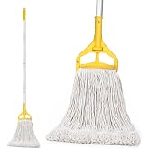 52'' Long Commercial Mop, Microfiber Mop for Floor Cleaning