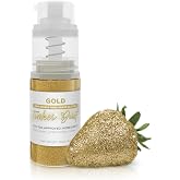 Bakell - Gold Tinker Dust (4g, 1x Mini Spray Pump) Edible Glitter for Food, Desserts, and Baked goods!
