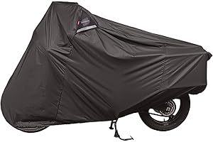 Dowco Guardian 51614-00 WeatherAll Plus Indoor/Outdoor Waterproof Motorcycle Cover: Black, Adventure Touring