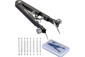 Watch Spring Bar Pliers, Spring Bar Tweezer, Watch Band Pliers with Durable 8 Tips Pins, Watch Band Pins Replacement Tool for