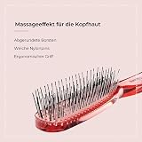 Hercules Sägemann NYH Scalp Brush 8203 Pink Hair Detangler for Wet Dry Hair view 3