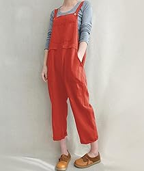 Aedvoouer Women's Baggy Plus Size Overalls