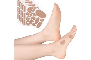 DECPROCH Moleskin for Feet Blisters, Flannel Adhesive Moleskin Pads, Thick Moleskin Padding, Blister Prevention Tape, Mole Skin Patch for Feet, Heels, Toes | Blister Bandages Reduce Friction