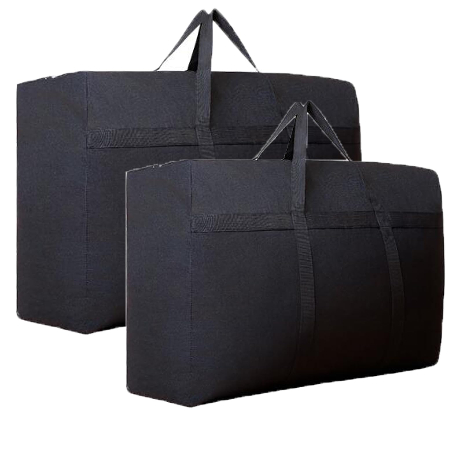 180L Storage Bag, 2pcs Extra Large Storage Bags Heavy Duty, Waterproof 600D King Size Duvets Storage Bag, Thick Oxford Quilt Storage Bags with Zipper and Handle For Pillows,Bedding,Down Jacket