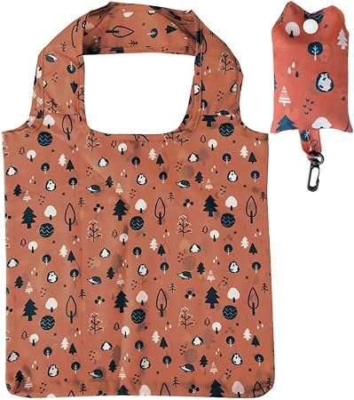 Amazon Co Jp エコバッグ ハリネズミ 折りたたみ ショッピングバッグ 収納袋付き フック付き シューズ バッグ