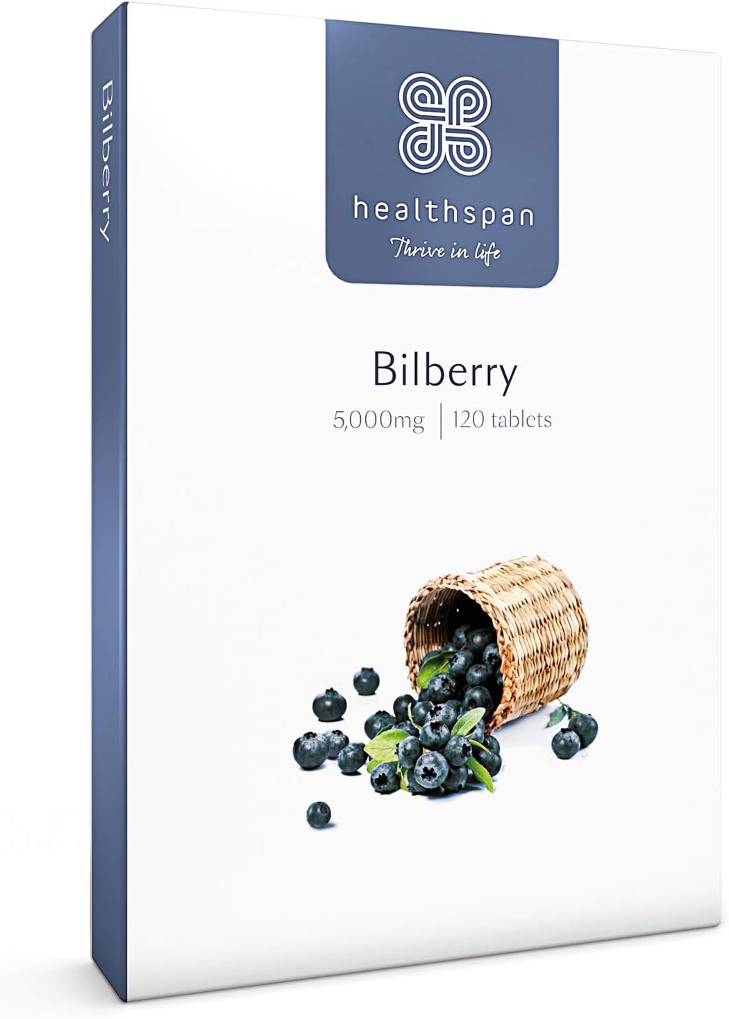 Healthspan Bilberry, 120 count (Pack of 1)