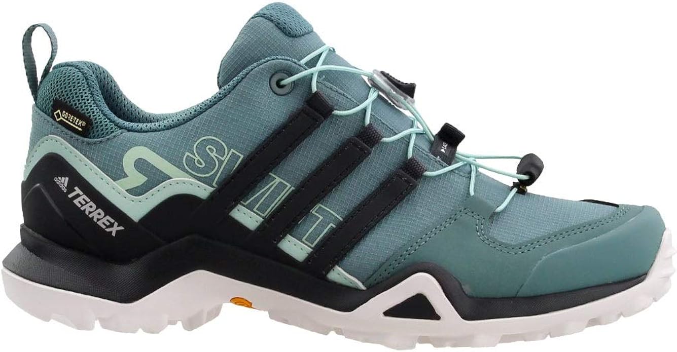 Amazon.com | adidas Womens Terrex Swift R2 GTX W Hiking Sneakers Shoes Casual - Green | Hiking Shoes