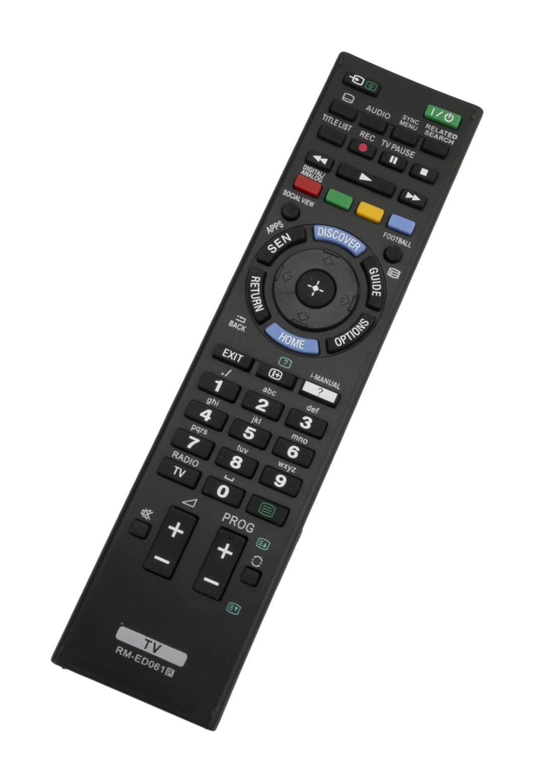 VINABTY RM-ED061 Remote Control for Sony Bravia KDL-42W706B, Kdl-32w706b, Kdl-42w705b, 32w705b, Kdl-55w815b, Kdl-50w815b, Kdl-55w805b, Kdl-50w805b, more
