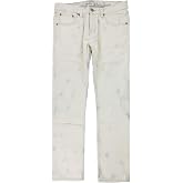 Ecko Unltd. Mens Bouche Tapered Slim Jeans, Off White, 34W x 30L