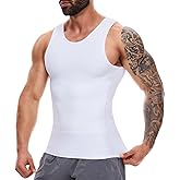MISS MOLY Compression Shirts for Men Tummy Control Undershirt Gynomastica Slimming Vest Waist Trainer Tank Top Shapewear