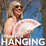 Fisura Original Folding Fan with Hanger Colourful Wood Gift view 3