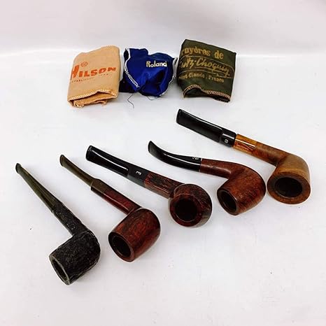 Amazon Co Jp 喫煙パイプおまとめ 5本 Rolandhilsonbutz Choquinフカシロ ローランド ヒルソンブッシュカン 喫煙具喫煙グッズパイプ ホビー