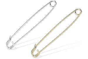 VVCome Men's Metal Collar Pins Safety Pin Style Tie Bar Cravat Pins Shirt Collar Stay Tie Pins for Wedding Business