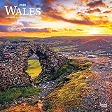 Wales 2020 12 x 12 Inch Monthly Square Wall Calendar, UK United Kingdom Scenic by 