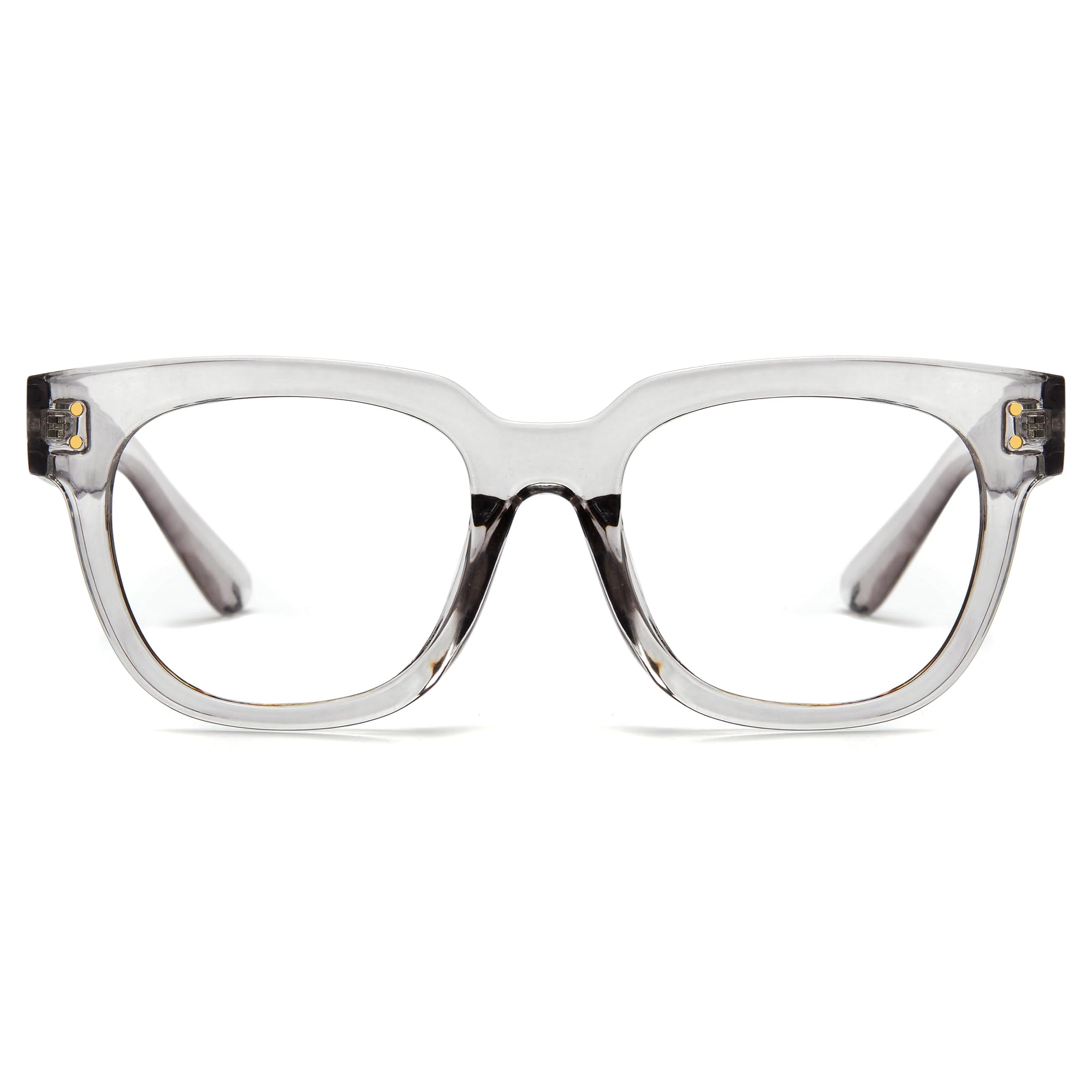 Cyxus Blue Light Filter Glasses Without Prescription Men Women Fashion Computer Protective Glasses Screen Glasses Gaming Glasses 8187, 02-grey, Medium