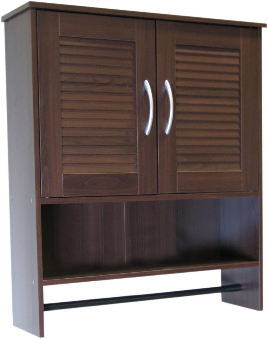 4D Concepts Bathroom 2 Louvered Doors Wall Home & Kitchen