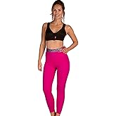 LIPOELASTIC Active Leggings with Medical Compression - Anti-Cellulite(XL+, Pink)