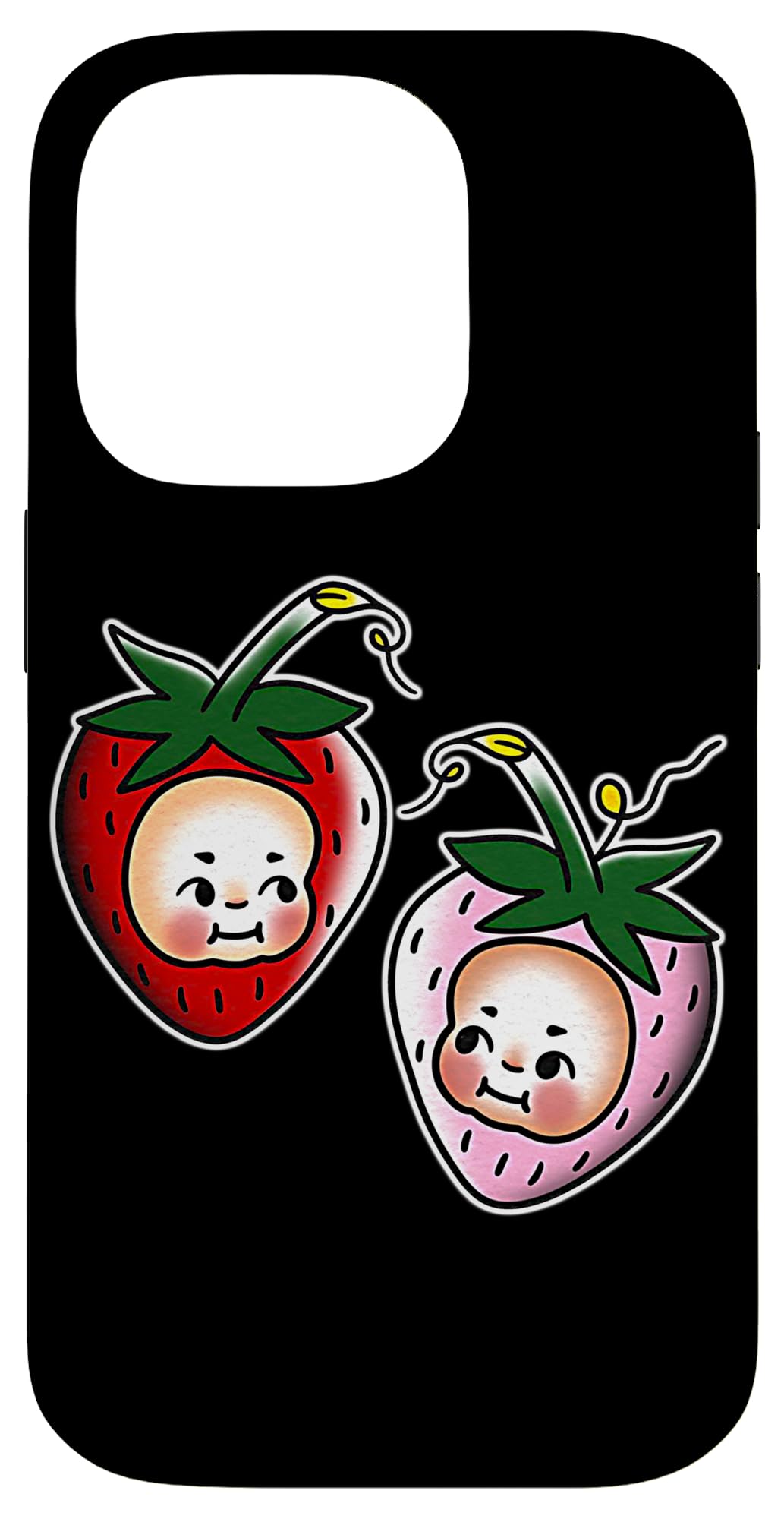 Kewpie Baby Strawberries Case for iPhone 14 Pro