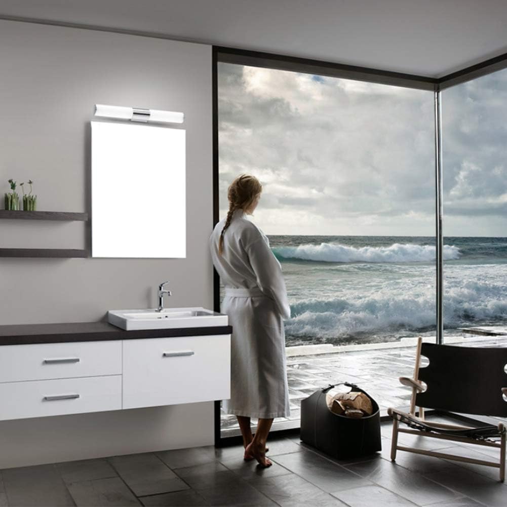 8W GOTOTOP Lámpara de Pared para Espejo de Baño Blanco Impermeable Led