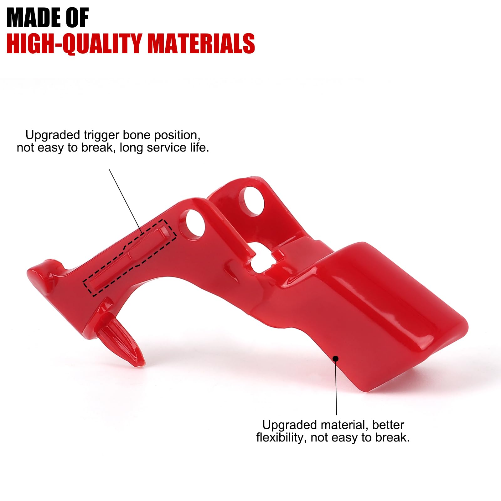 Upgraded Trigger Switch Button Replacement Compatible with Dyson V10 V11 SV12 SV14 Vacuum Cleaner Trigger Part, Red Power Switch Button Failure Repair Accessories