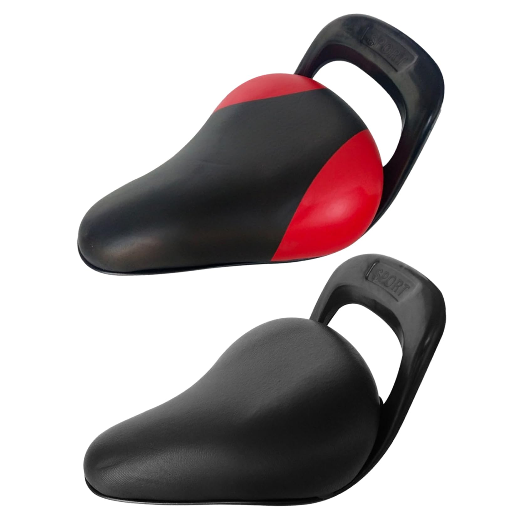 Bike Seat for Kids Waterproof Child Bike Seat Bike Saddle Handled PU Child Bicycle Seat Curved Replacement Kids Bike Seat Easy to Remove 7.9x5.3in
