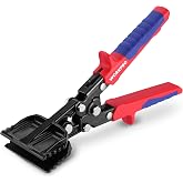 WORKPRO Hand Seamer Tool, 3-Inch Sheet Metal Bender, Heavy-Duty Steel Sheet Metal Brake Pliers for Bending, Seaming, Flattening with Ergonomic Handle and Smooth Jaw