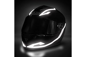 ZUOYOUZ Motorcycle Helmet Light,3 Modes Driving EL Light Strips,Helmet Light Strip,Night Riding Signal Light Decoration Kit