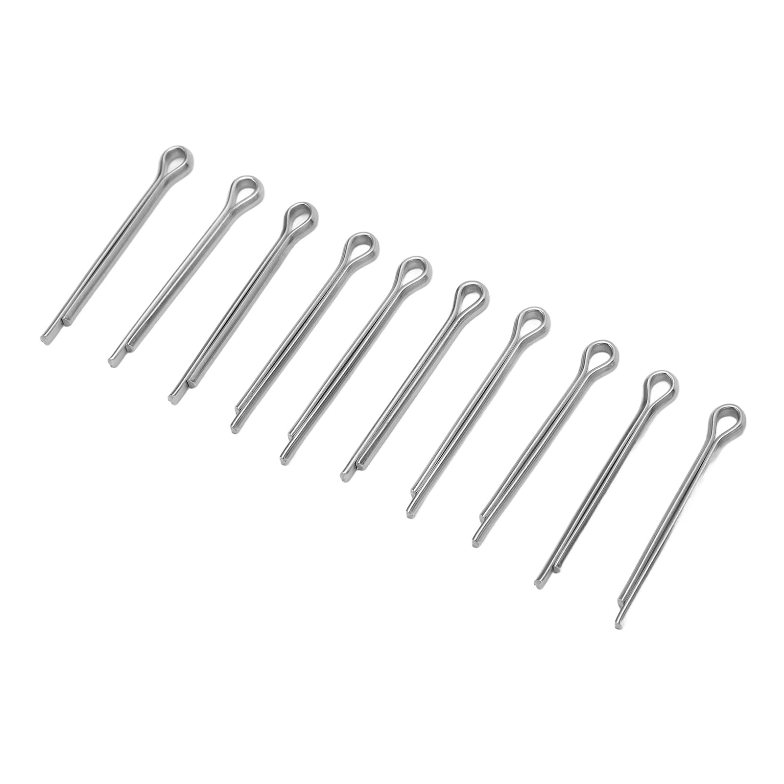 Alomejor 10pcs Bike Disc Brake Pads Lock Pins Stainless Steel Disc Brake Pads Pin for Disc Brake to Prevent Slipping