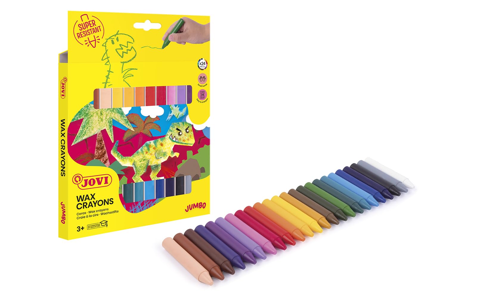 Jovicolor 980 - Box of 24 Crayons