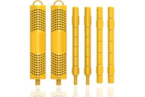 OBMAO Spa Mineral Sticks, Hot Tub Mineral Stick, Spa Mineral Sticks for Hot Tub with 4 Months Lifetime Universal for Pool&Hot Tub to Keep Water Clear(Yellow,2PCS)