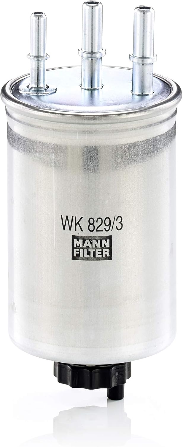 MANN-FILTER WK 829/3 Fuel Filter - CARS + TRANSPORTERS, Black, Single pack