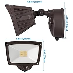 LEONLITE 3CCT LED Dusk to Dawn Security