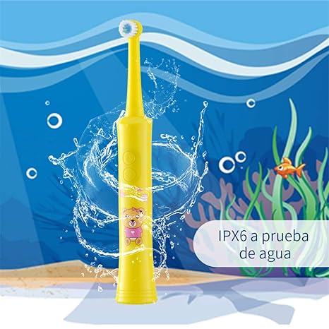Amazon.com: Rotating Children Electric Toothbrush Tooth Brush Teeth Electric Toothbrush Rechargeable Hygiene Dental Care R01 R01 yellow 6heads: Beauty