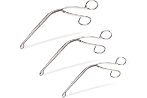 XHOOB AAProTools Magill Forceps 6" + 8" + 10" (Infant + Child + Adult) ENT Anesthesia Instruments EMT EMS Supplies, Long Forceps, Stainless Steel Supplies