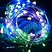 Lights Strings, LTROP 33ft 100 LED Solar Powered Copper Wire String Lights, Waterproof Rope Light for Seasonal Decorative Christmas Holiday, Wedding, Party- Multi Color